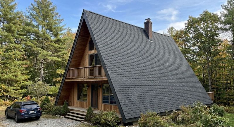 A Frame Roof Installation in Berks County, PA