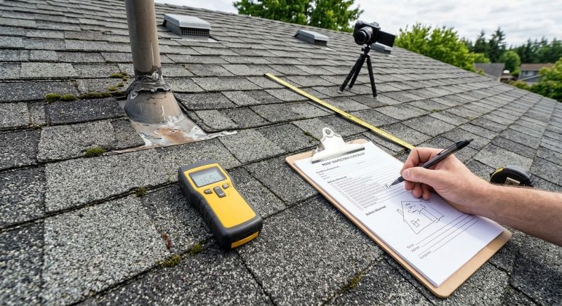 Asphalt Roof Inspection in Denver, PA