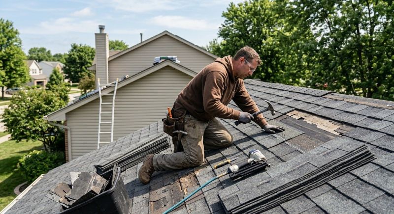 Asphalt Roof Repair in Blandon, PA