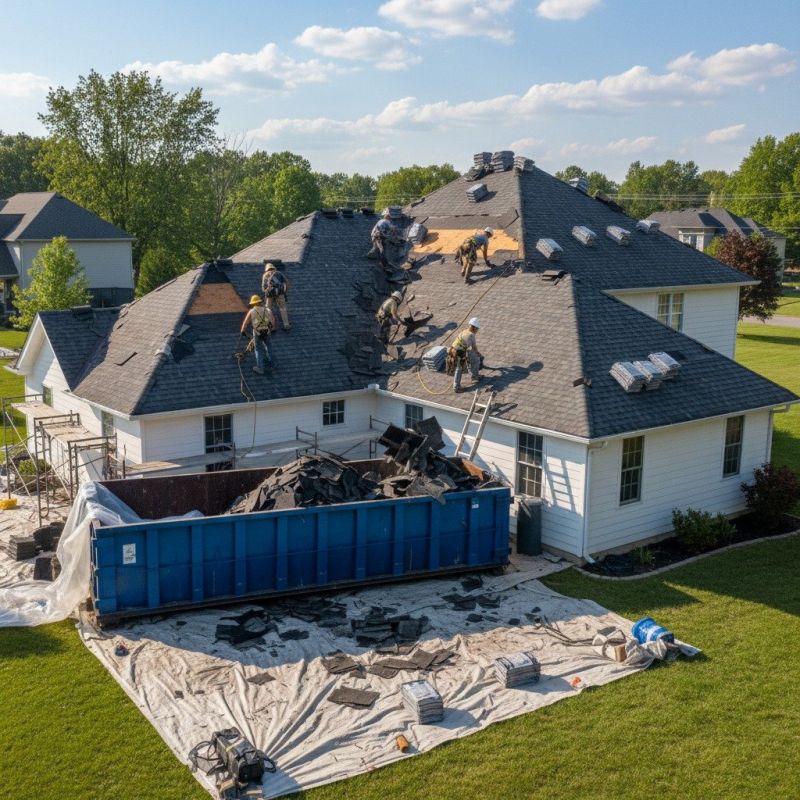 Asphalt Roof Replacement in Kutztown, PA