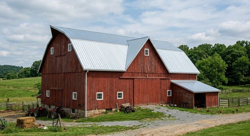 Barn Roof Replacement in Gilbertsville, PA