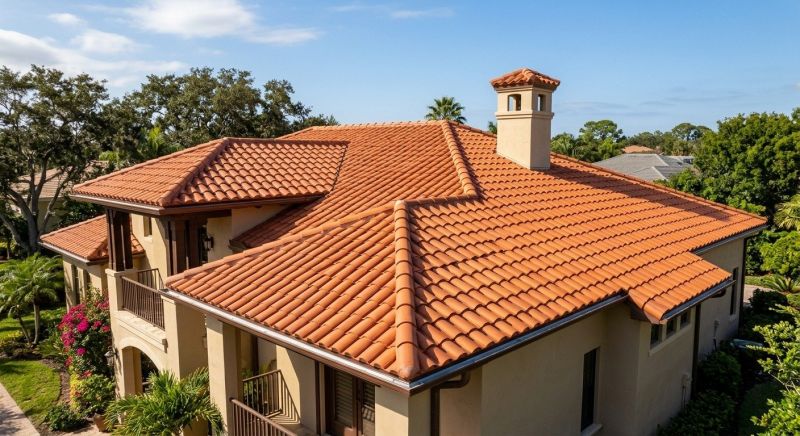 Barrel Tile Roof Installation in Berks County, PA