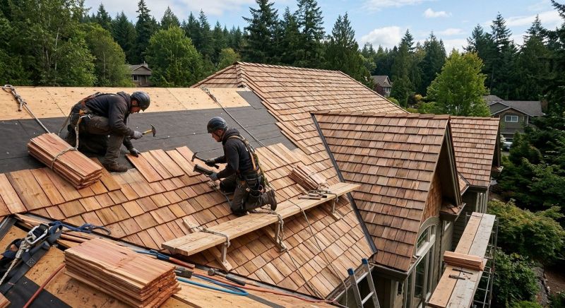 Cedar Roof Installation in Douglassville, PA