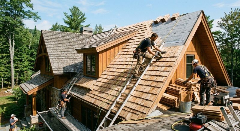 Cedar Roof Replacement in Macungie, PA