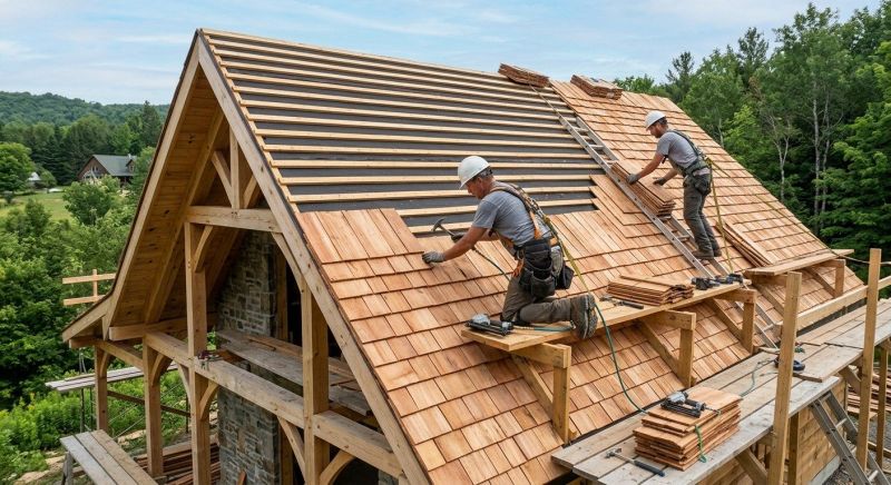 Cedar Shake Roof Construction in Douglassville, PA