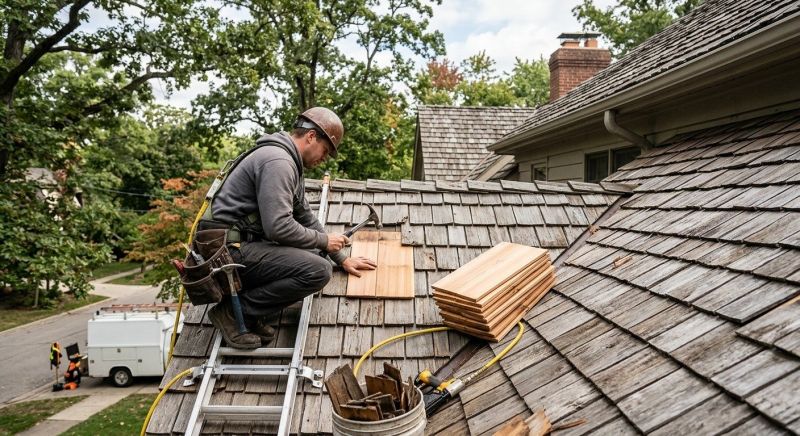 Cedar Shake Roof Repair in Douglassville, PA