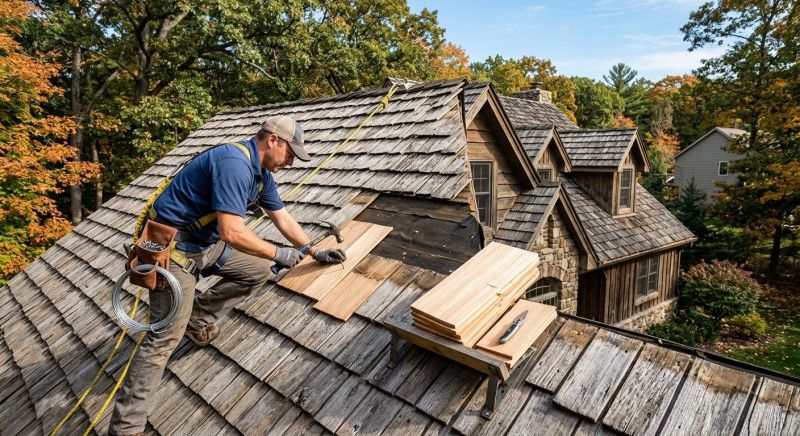 Cedar Shingles Repair in Kutztown, PA