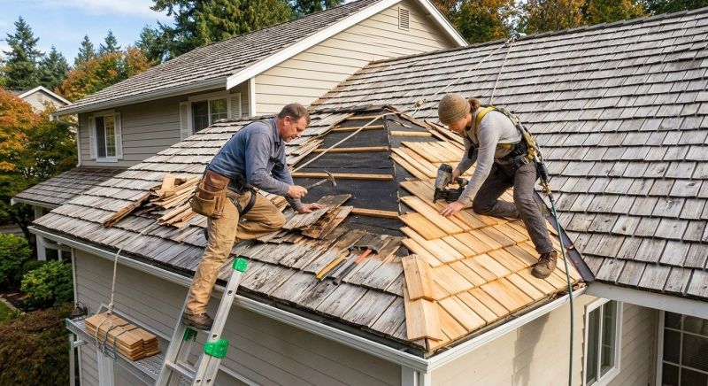 Cedar Shingles Repair in Reading, PA
