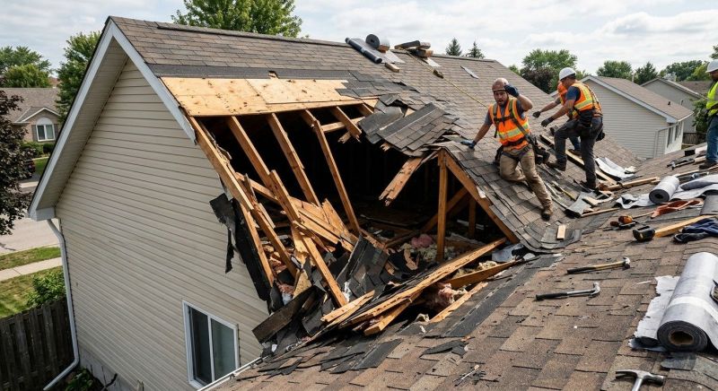 Collapsing Roof Repair in Berks County, PA