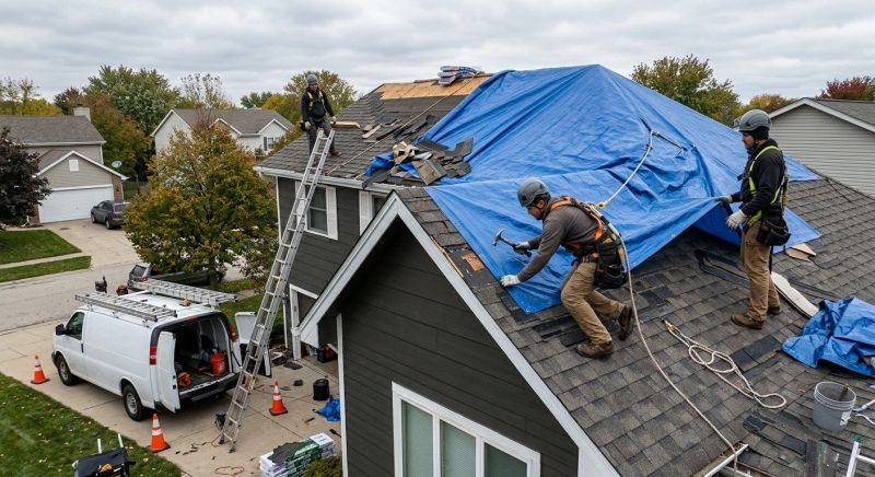Collapsing Roof Repair in Berks County, PA