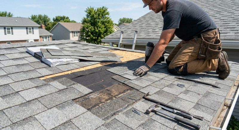 Composite Roof Repair in Berks County, PA