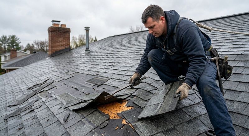 Damaged Roof Replacement in Gilbertsville, PA