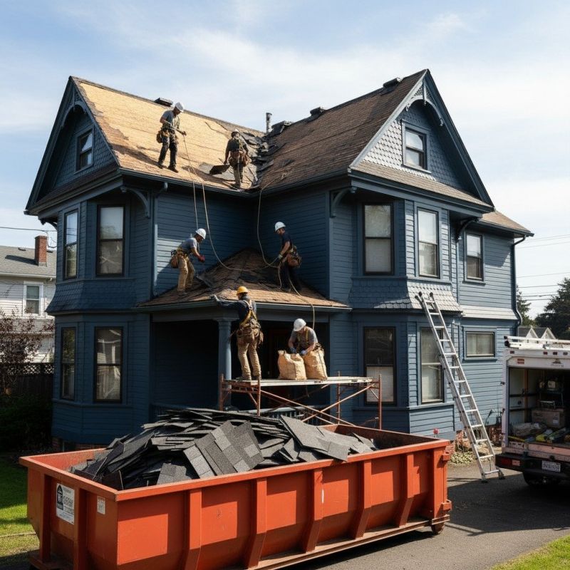 Damaged Roof Replacement in Topton, PA