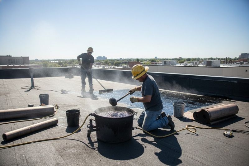 Flat Roof Tar Repair in Berks County, PA