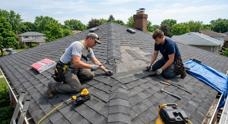 House Roof Repair in Blandon, PA