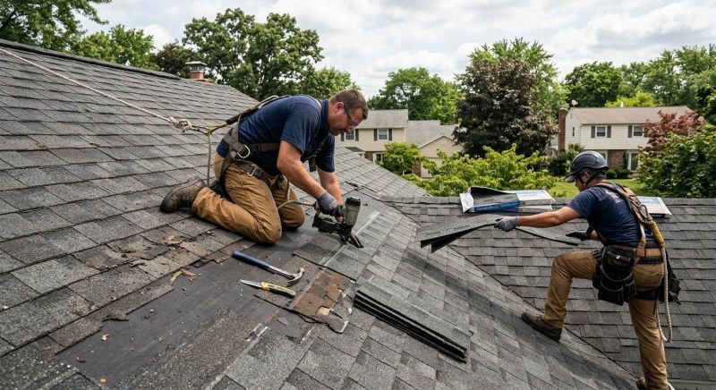 House Roof Repair in New Ringgold, PA