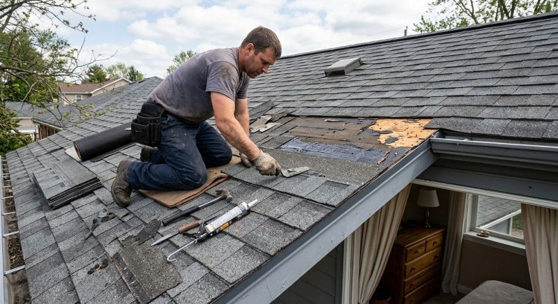 House Roof Repair in Reinholds, PA