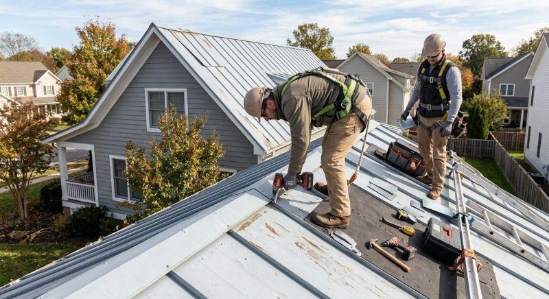 Metal Roof Repair in Hamburg, PA