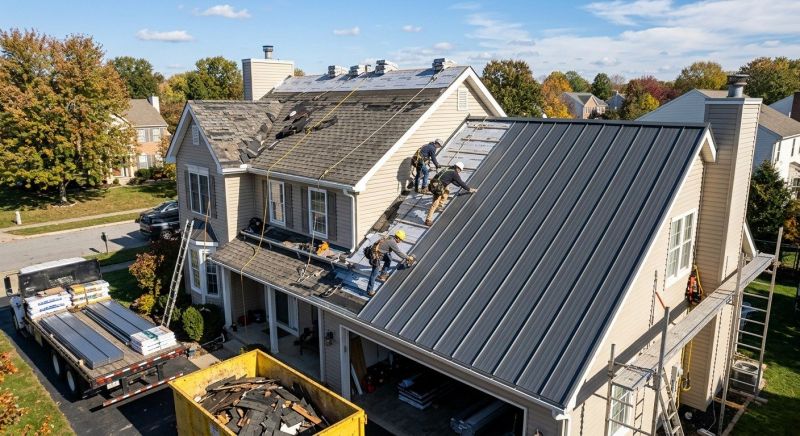 Metal Roof Replacement in Berks County, PA