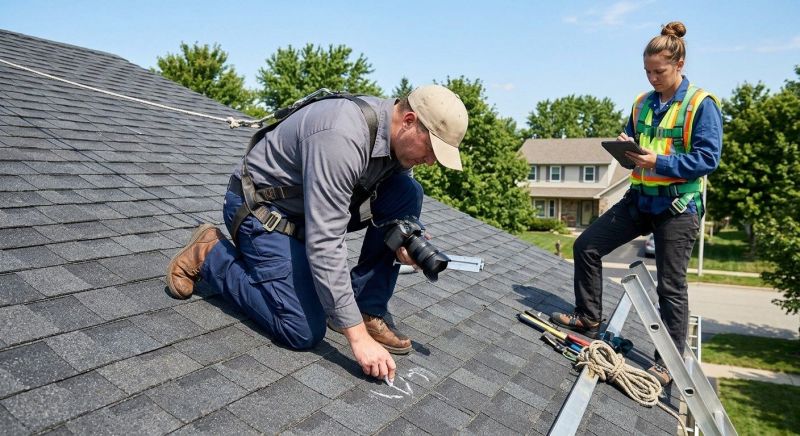 Roof Damage Inspection in Denver, PA