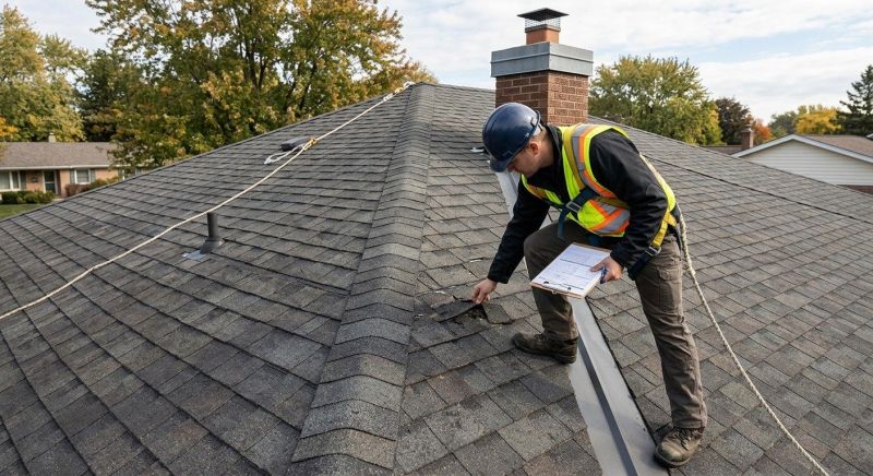 Roof Damage Inspection in Berks County, PA