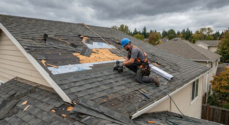 Roof Damage Restoration in Berks County, PA