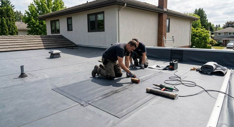 Rubber Roof Repair in Berks County, PA