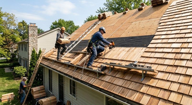 Shake Roof Replacement in Barto, PA