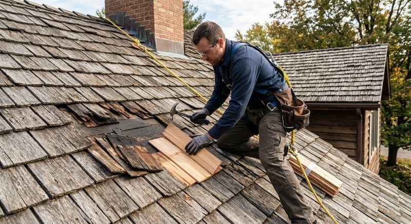 Shake Shingle Repair in Kutztown, PA