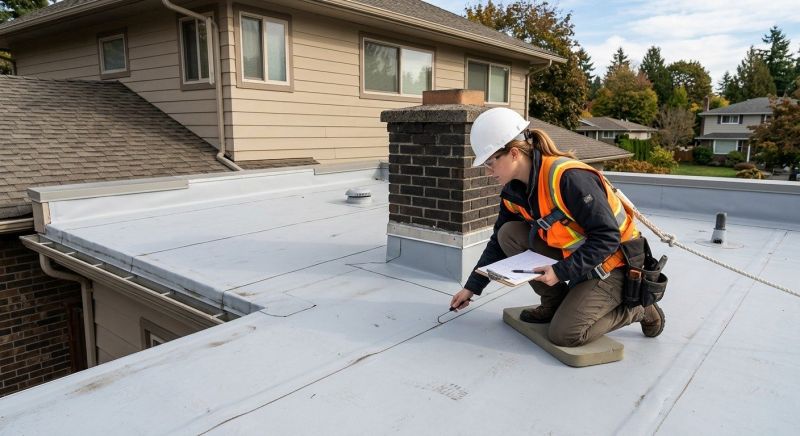 Single Ply Roof Inspection in Berks County, PA