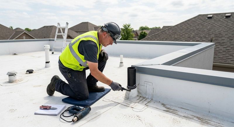 Single Ply Roof Inspection in Berks County, PA