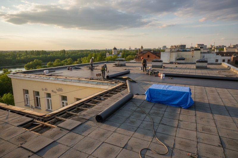 Single Ply Roof Replacement in Macungie, PA
