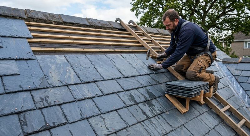 Slate Roof Construction in Gilbertsville, PA