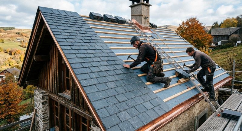 Slate Roof Installation in Pennsburg, PA