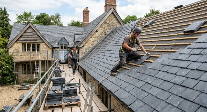 Slate Roof Installation in Schuylkill Haven, PA
