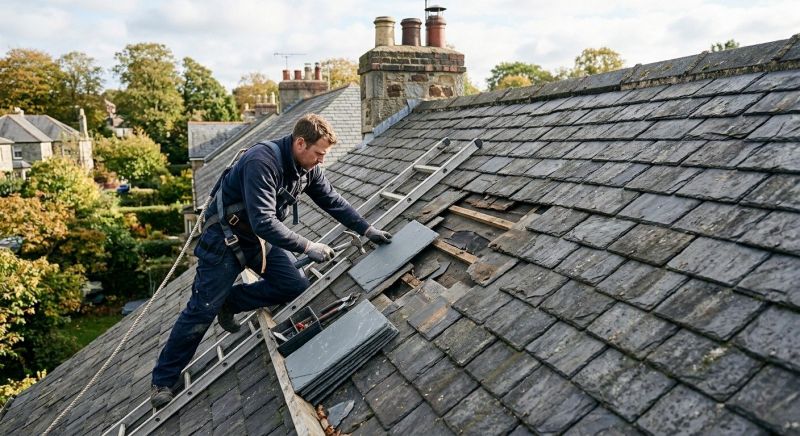 Slate Roof Repair in Chester Springs, PA