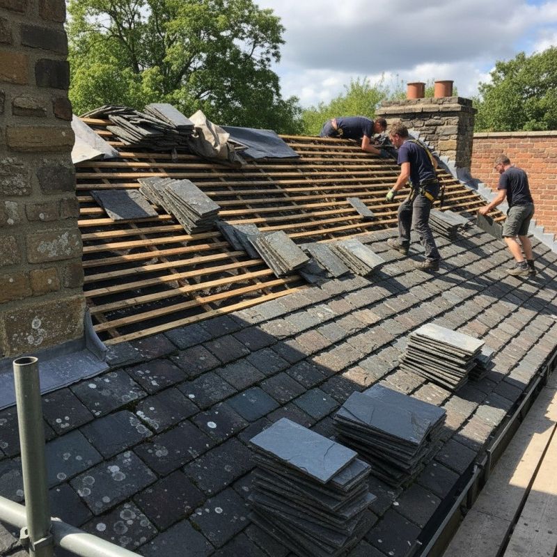 Slate Roof Replacement in Elverson, PA