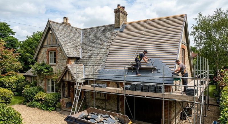 Slate Roof Replacement in Elverson, PA