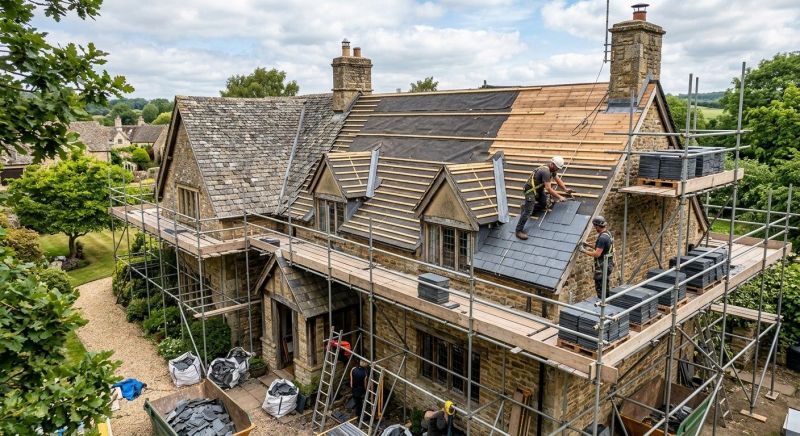 Slate Roof Replacement in New Ringgold, PA
