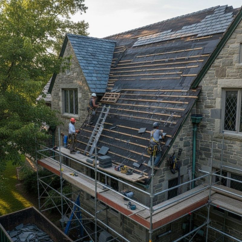Slate Roof Replacement in Reading, PA