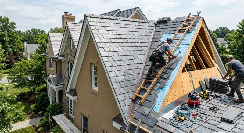 Slate Shingles Repair in Fleetwood, PA