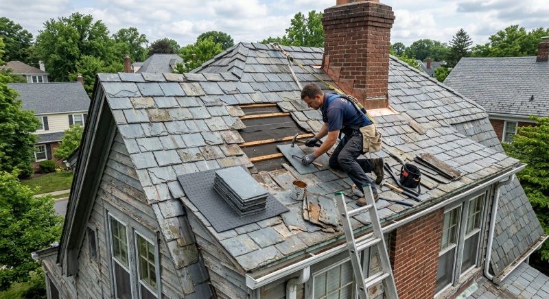 Slate Shingles Repair in Pennsburg, PA