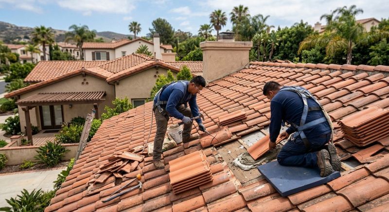 Spanish Tile Roof Repair in Berks County, PA