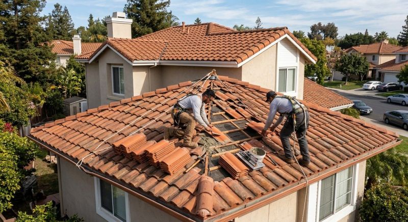 Spanish Tile Roof Repair in Berks County, PA