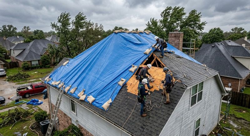 Storm Damage Roof Repair in Berks County, PA