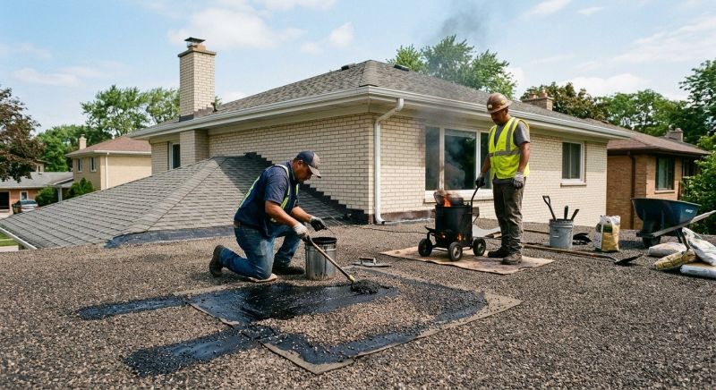 Tar Roof Repair in Blandon, PA