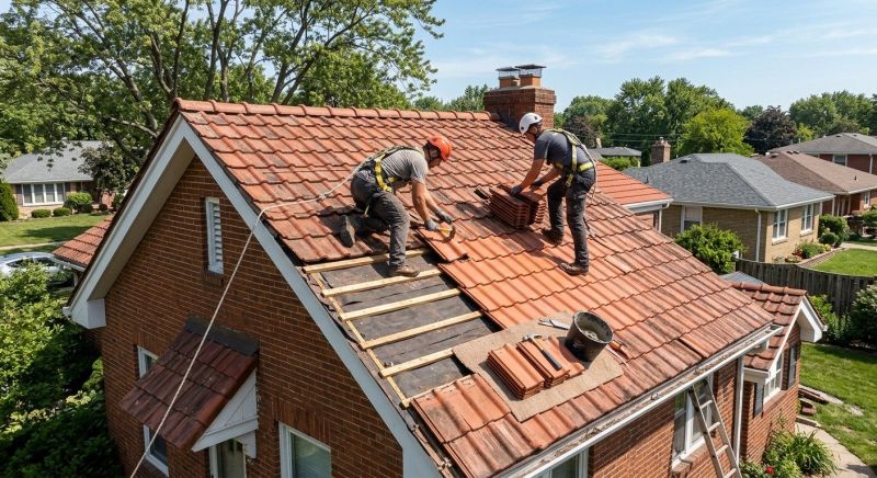 Tile Roof Repair in Alburtis, PA