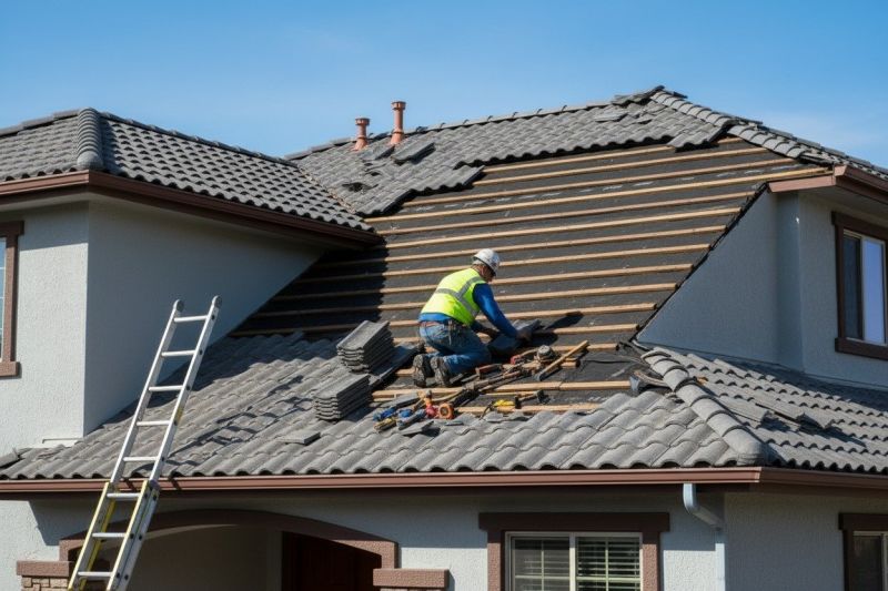 Tile Roof Repair in Reinholds, PA