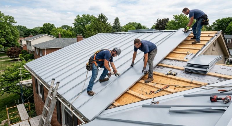Tin Roof Installation in Morgantown, PA