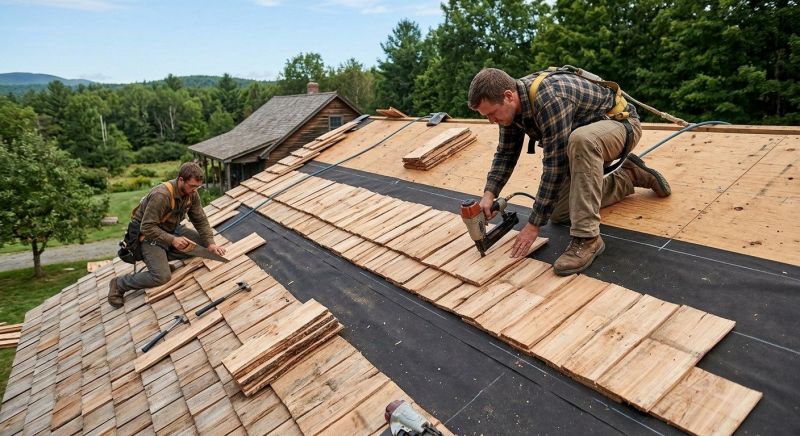 Wood Roofing Installation in Ephrata, PA
